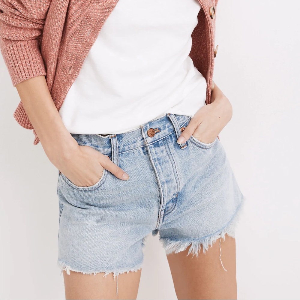 Madewell Relaxed Denim Shorts Size 26